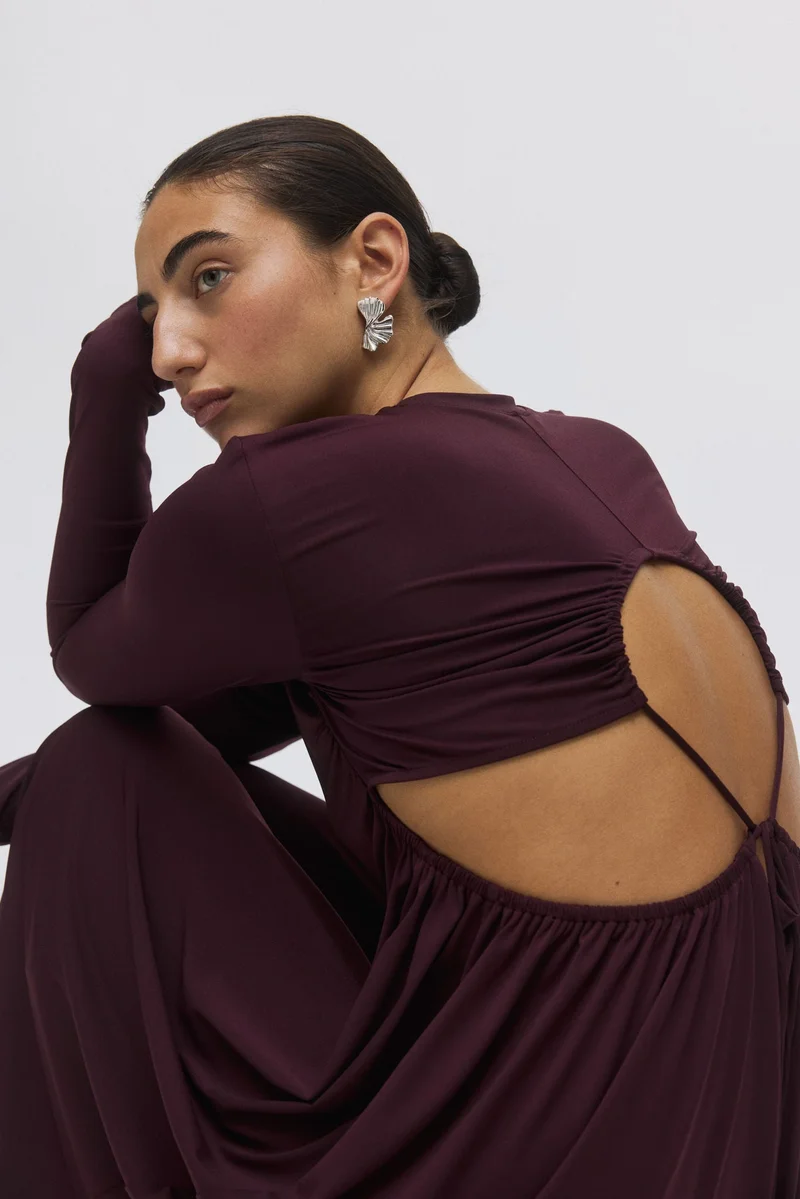 H&M Gathered jersey dress